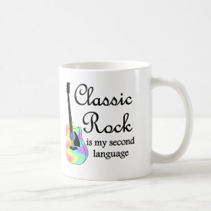 Klassischer Felsen ist meine zweite Sprache Kaffeetasse
