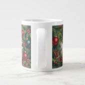 Klassischer festlicher Girlande Jumbo-Tasse (Rückseite)