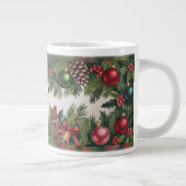 Klassischer festlicher Girlande Jumbo-Tasse (Rechts)