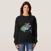 Klassischer Fischereisektor 12 Sweatshirt (Vorne ganz)
