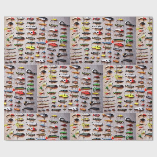 Klassischer Fischfang Thunder_Cove Geschenkpapier (Flach)