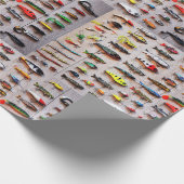 Klassischer Fischfang Thunder_Cove Geschenkpapier (Ecke)