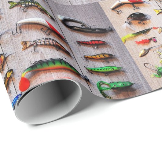 Klassischer Fischfang Thunder_Cove Geschenkpapier (Rolleneckpunkt)