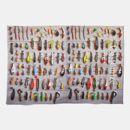 Klassischer Fischfang Thunder_Cove Geschirrtuch (Horizontal)