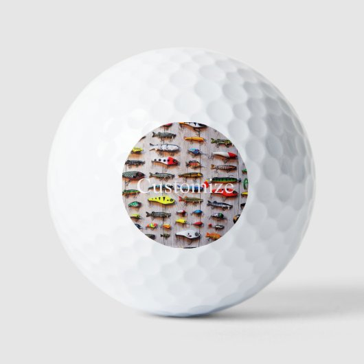Klassischer Fischfang Thunder_Cove Golfball (Vorderseite)