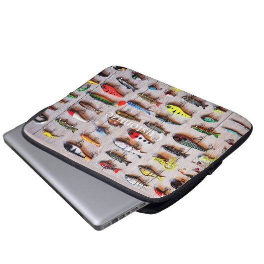 Klassischer Fischfang Thunder_Cove Laptopschutzhülle (Vorne Knopf)