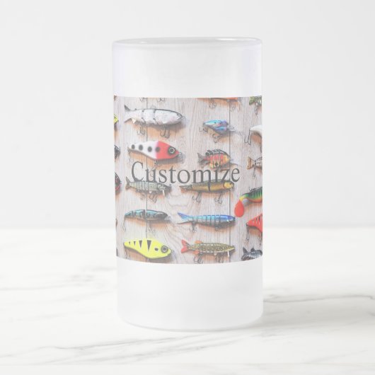 Klassischer Fischfang Thunder_Cove Mattglas Bierglas (Mittel)