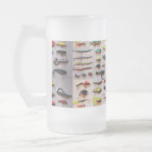 Klassischer Fischfang Thunder_Cove Mattglas Bierglas (Links)