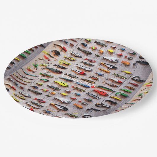 Klassischer Fischfang Thunder_Cove Pappteller (Schrägansicht)