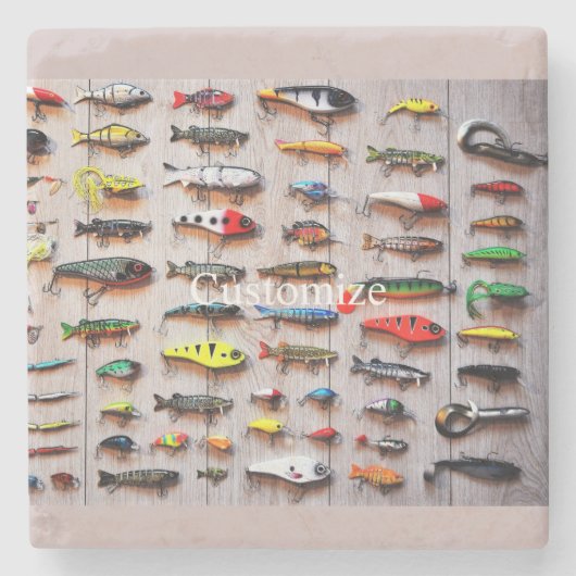 Klassischer Fischfang Thunder_Cove Steinuntersetzer (Vorderseite)