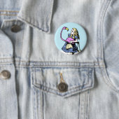 Klassischer Flamingo des Alice im Button (Beispiel)