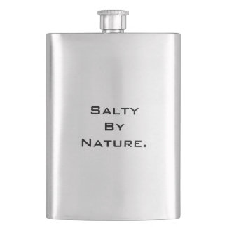 Klassischer Flasche "SaltyByNature" Flachmann