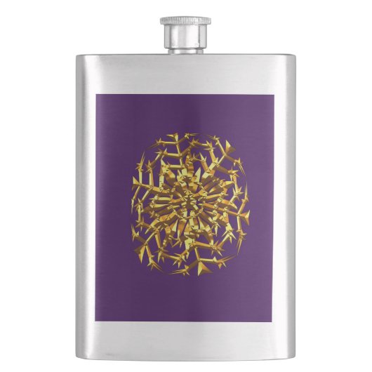 Klassischer Flask Flachmann (Vorderseite)