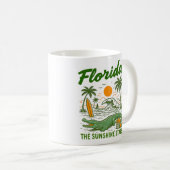 Klassischer Florida - Sunshine State Becher Kaffeetasse (VorderseiteRechts)