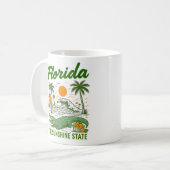 Klassischer Florida - Sunshine State Becher Kaffeetasse (Vorderseite Links)