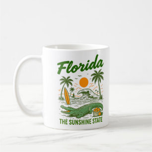 Klassischer Florida - Sunshine State Becher Kaffeetasse