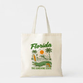 Klassischer Florida - Sunshine State-Tote Tragetasche (Rückseite)