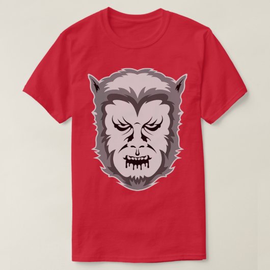 Klassischer Fluch des Werwolfs T-Shirt (Design vorne)