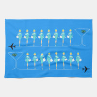 Klassischer Flug Attendant Küchentuch