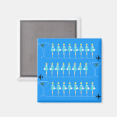 Klassischer Flug Attendant Magnet (Vorderseite/Rückseite)