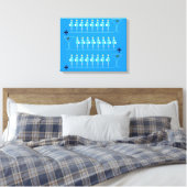 Klassischer Flugbegleiter auf Leinwand (Insitu (Schlafzimmer))