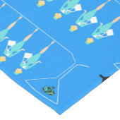 Klassischer Flugbegleiter-Tabellen-Läufer Kurzer Tischläufer (Ecke)