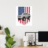 Klassischer Ford Bronco Poster (Heimbüro)