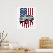 Klassischer Ford Bronco Poster (Küche)