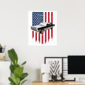 Klassischer Ford Fairlane 1967 Poster (Heimbüro)