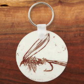 Klassischer Forellenfliegenflieger Schlüsselanhäng Schlüsselanhänger (Vorderseite)