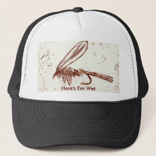 Klassischer Forellenfliegerhut "Hare's Oar Brown" Truckerkappe
