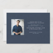 Klassischer Foto-Abschluss Ankündigung (Rückseite)