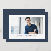 Klassischer Foto-Abschluss Ankündigung (Vorne/Hinten)