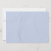 Klassischer Foto-Abschluss Einladung (Rückseite)