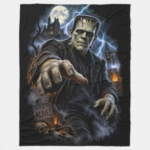 Klassischer Frankenstein-Monster-Horrorfilm Fleecedecke