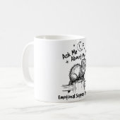 Klassischer Frettchen-Becher Lustig Eigenartig Kaffeetasse (Vorderseite Links)
