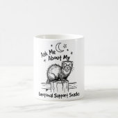 Klassischer Frettchen-Becher Lustig Eigenartig Kaffeetasse (Mittel)