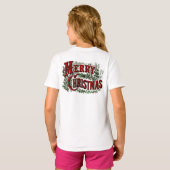Klassischer "Frohe Weihnachten" Kids-T - Shirt (Schwarz voll)