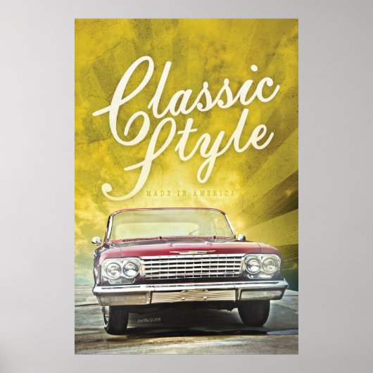Klassischer Frontstil Poster (Vorne)