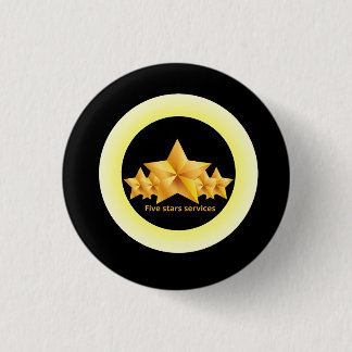 klassischer Fünf-Sterne-Service Button