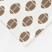 Klassischer Fußball Fleecedecke (Ecke)
