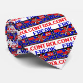 Klassischer Gamer - Kontrollen-Freak Krawatte (Gerollt)