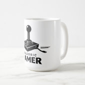 Klassischer Gamer Retro-Joystick-Becher Kaffeetasse (VorderseiteRechts)