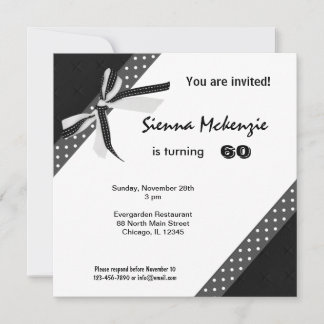 Klassischer Geburtstag Einladung