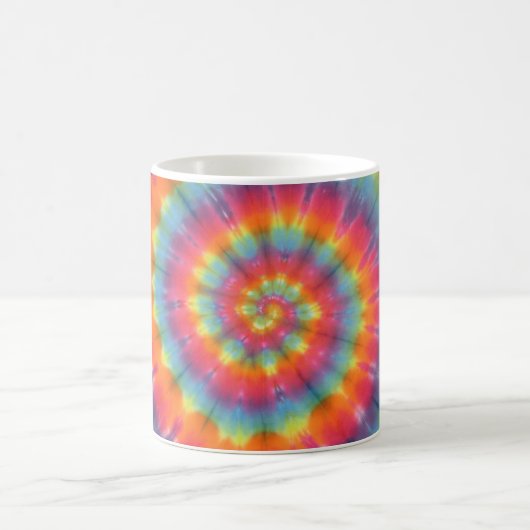 Klassischer Gefärbte Krawatte Swirl Kaffeetasse (Mittel)