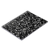 Klassischer gesprenkelter Notizbuch-Entwurf Notizblock (Linke Seite)