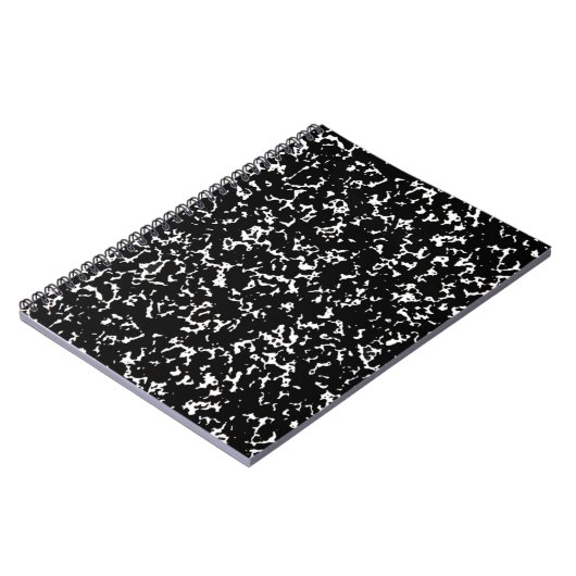 Klassischer gesprenkelter Notizbuch-Entwurf Notizblock (Linke Seite)