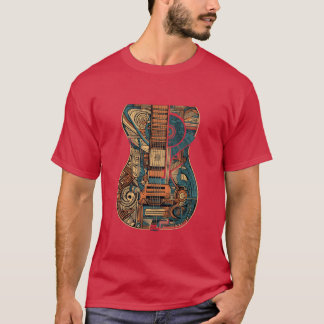 Klassischer Gitarre Gitarrist Band Musik Player Fr T-Shirt