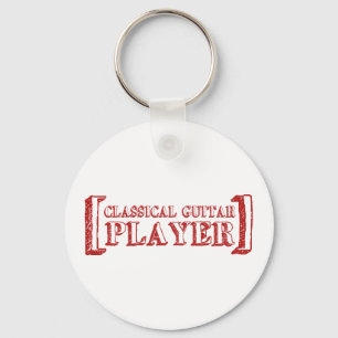 Klassischer Gitarrist Schlüsselanhänger