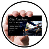 Klassischer Glossy Car Service Uber Driver Visitenkarte